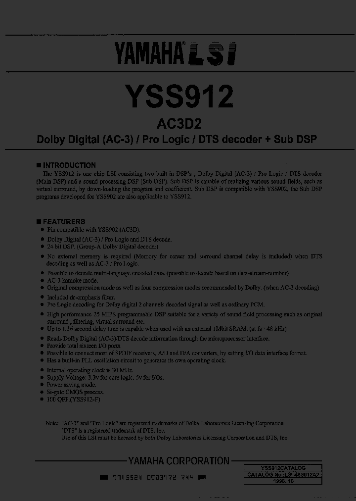 YSS912F_394582.PDF Datasheet