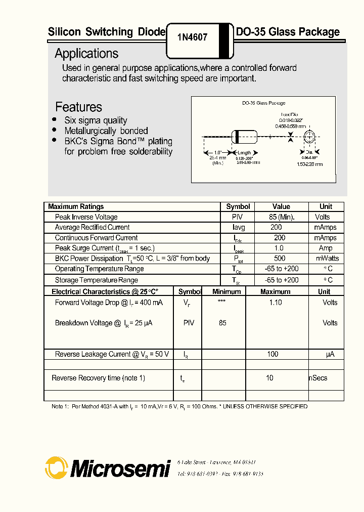 1N4607_482648.PDF Datasheet