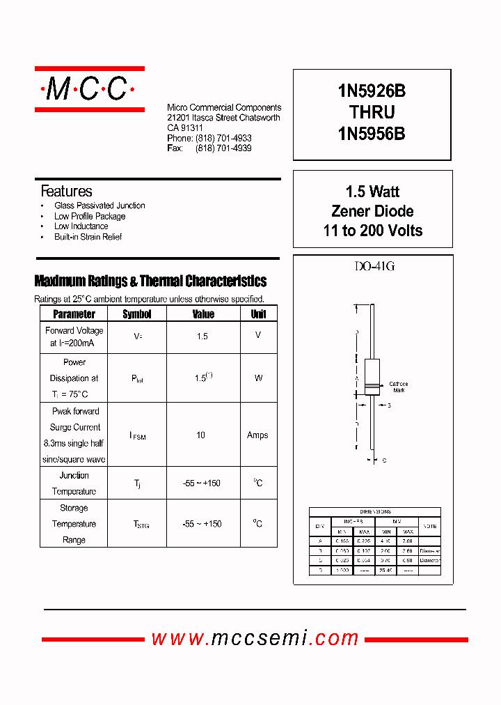 1N5946B_375789.PDF Datasheet