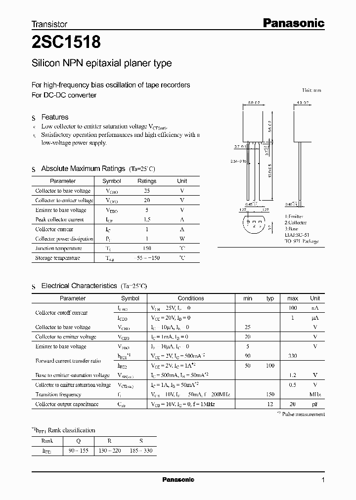 2SC1518_441360.PDF Datasheet