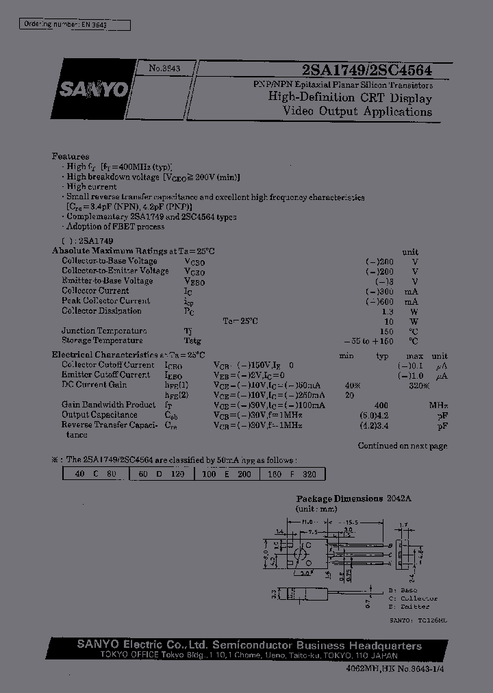 2SC4564_483617.PDF Datasheet