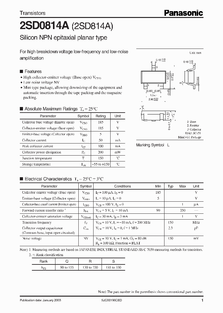 2SD0814A_465959.PDF Datasheet