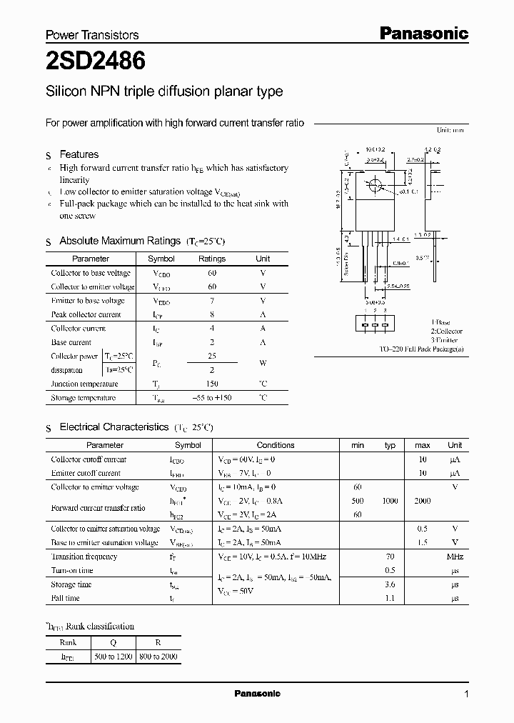 2SD2486_450889.PDF Datasheet