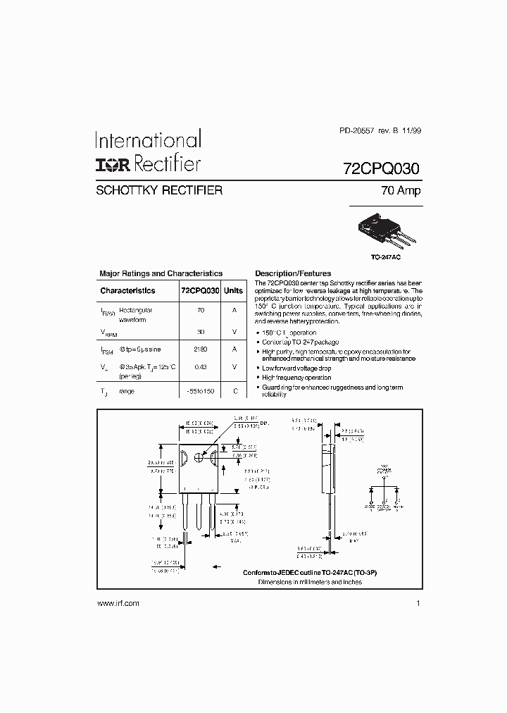 72CPQ030_447705.PDF Datasheet