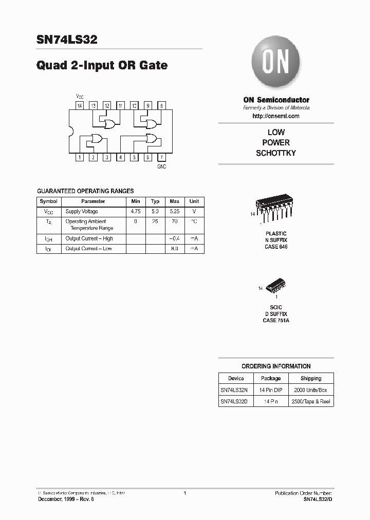 SN74LS32N_159829.PDF Datasheet