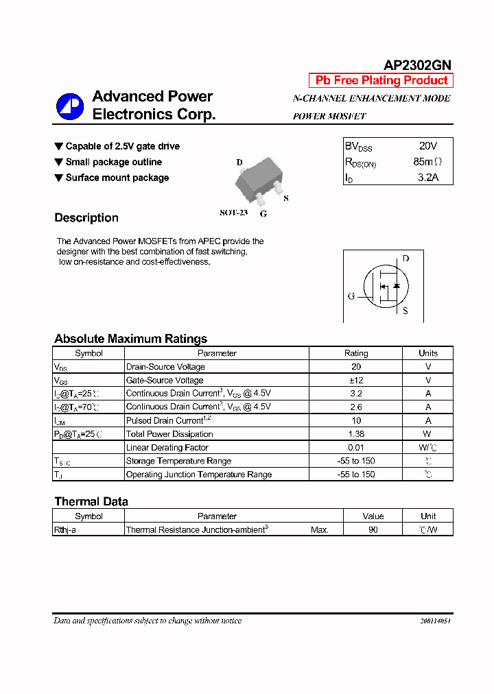 AP2302GN_444037.PDF Datasheet