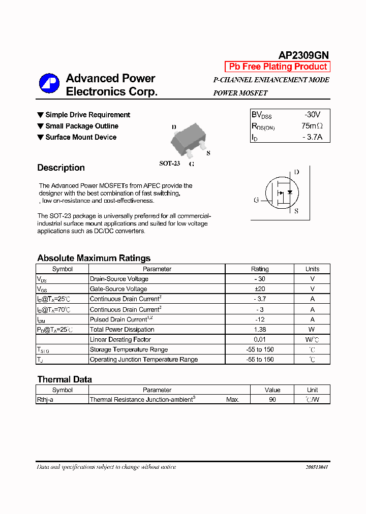 AP2309GN_444063.PDF Datasheet