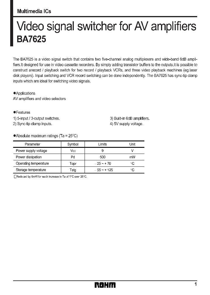 BA7625_472711.PDF Datasheet