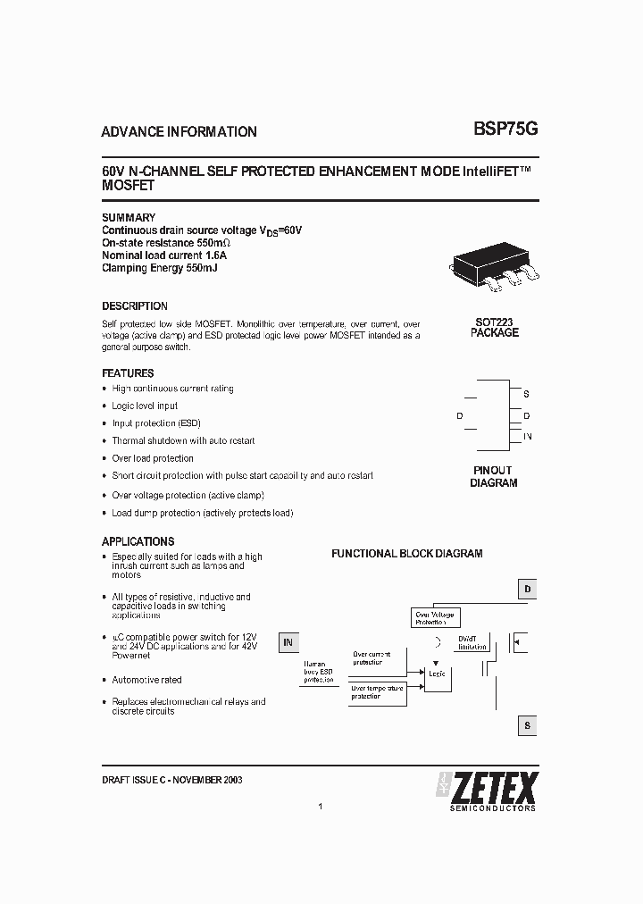 BSP75G_447164.PDF Datasheet