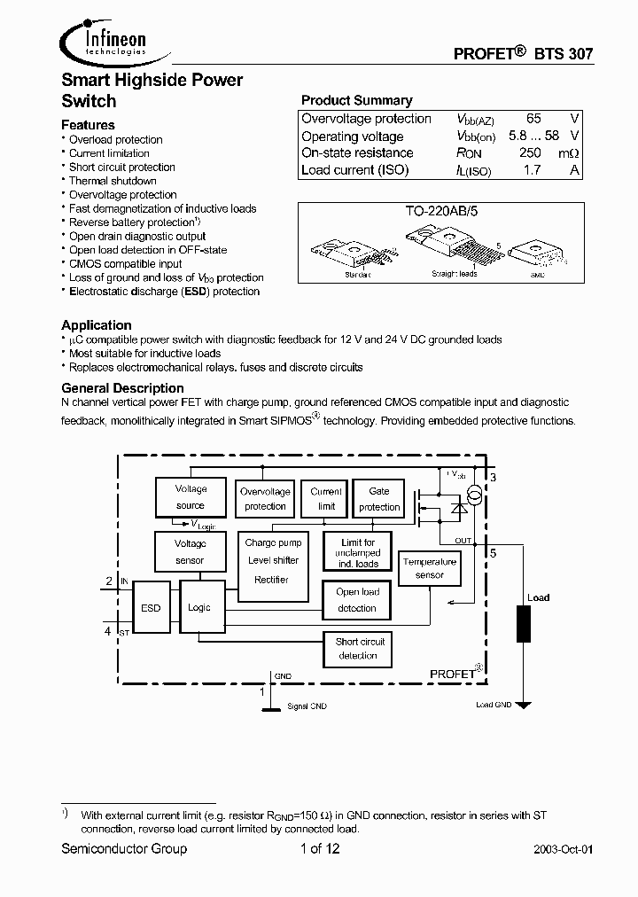 BTS307_441722.PDF Datasheet