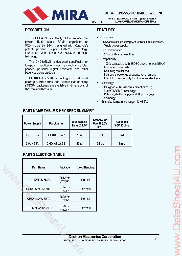 CHD408LVS_467739.PDF Datasheet