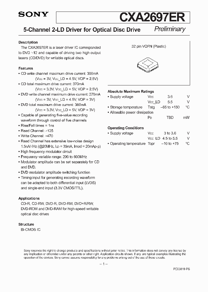 CXA2697ER_440925.PDF Datasheet