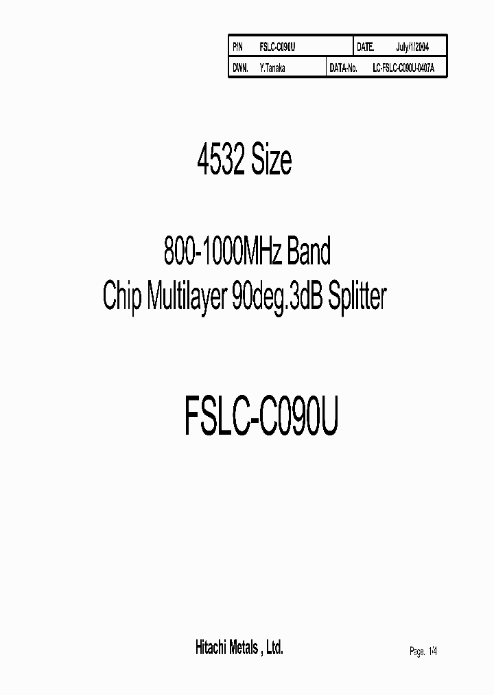 FSLC-C090U_467409.PDF Datasheet