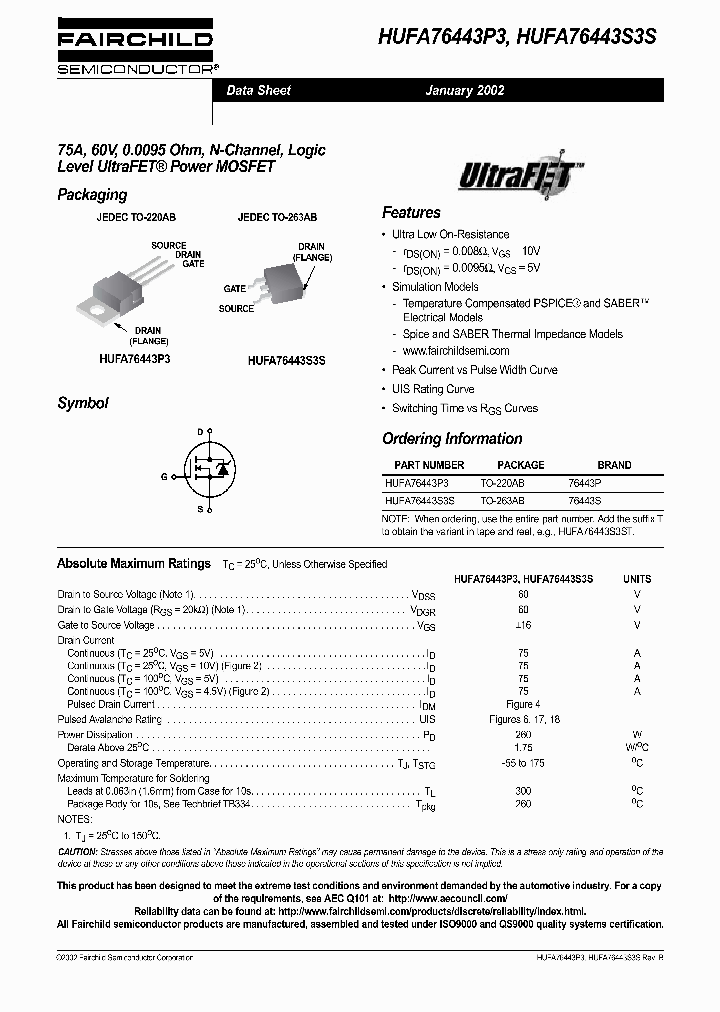 HUFA76443P3_477972.PDF Datasheet