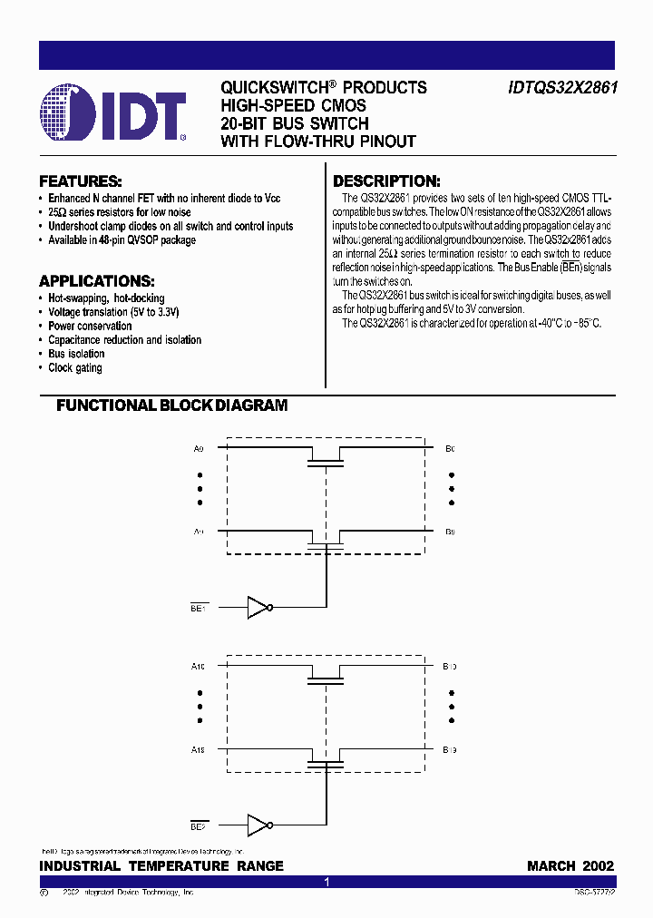 IDTQS32X2861_448318.PDF Datasheet