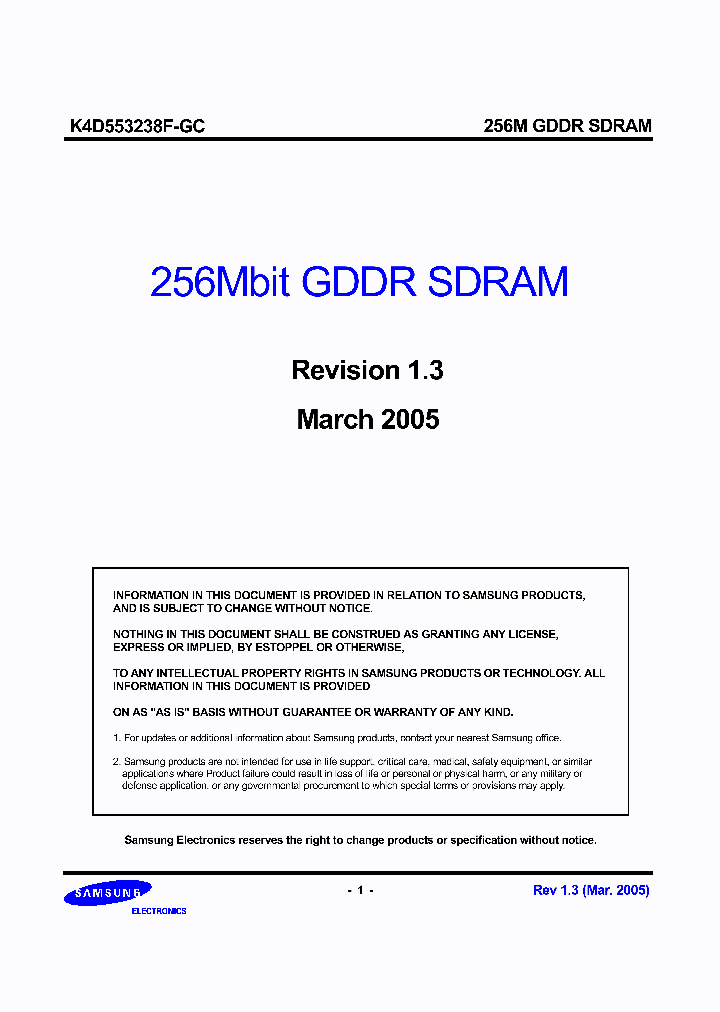 K4D553238F-GC33_474702.PDF Datasheet