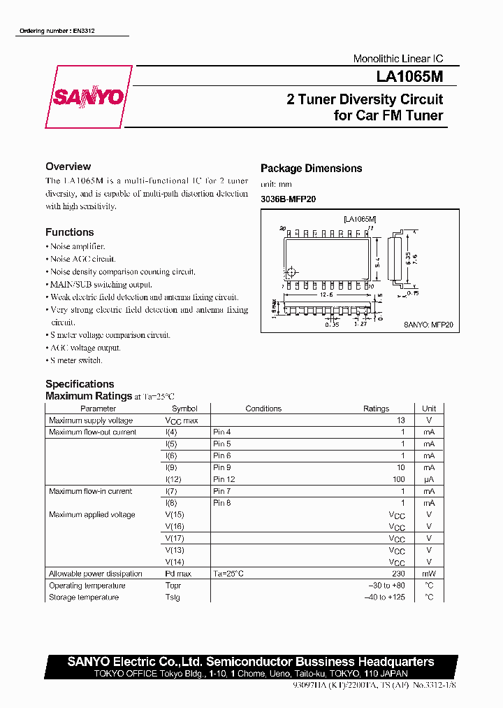 LA1065M_167156.PDF Datasheet