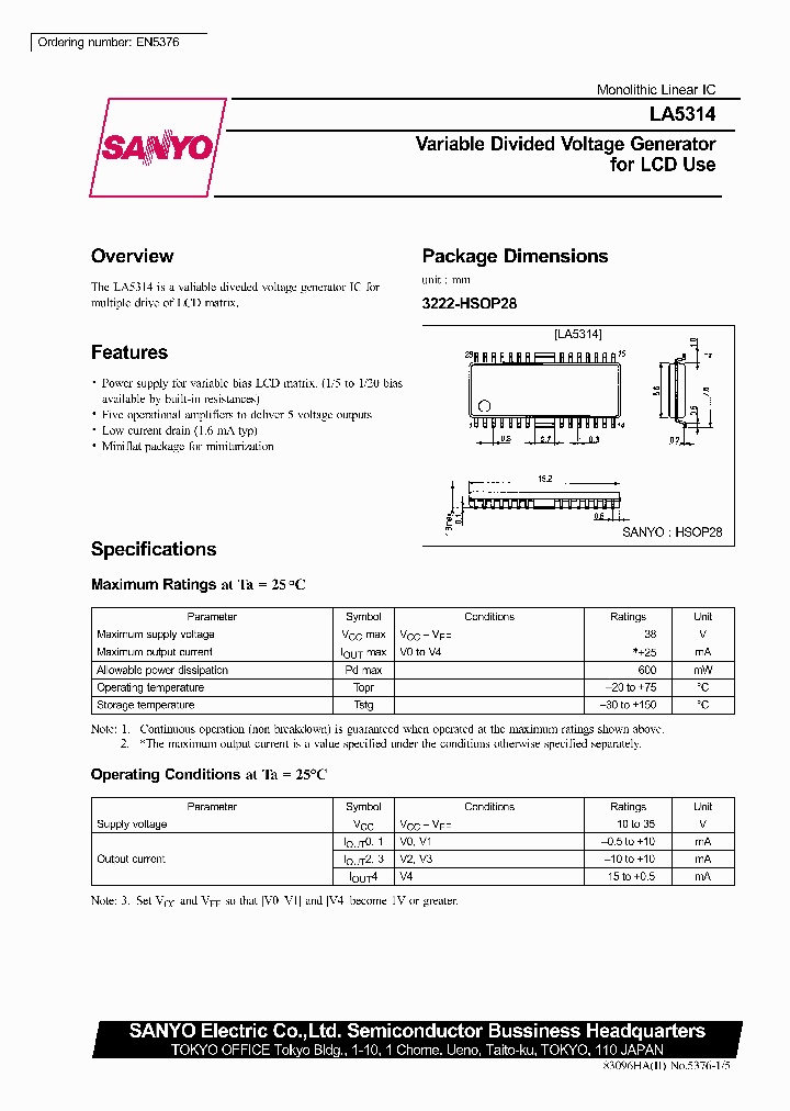 LA5314_476274.PDF Datasheet