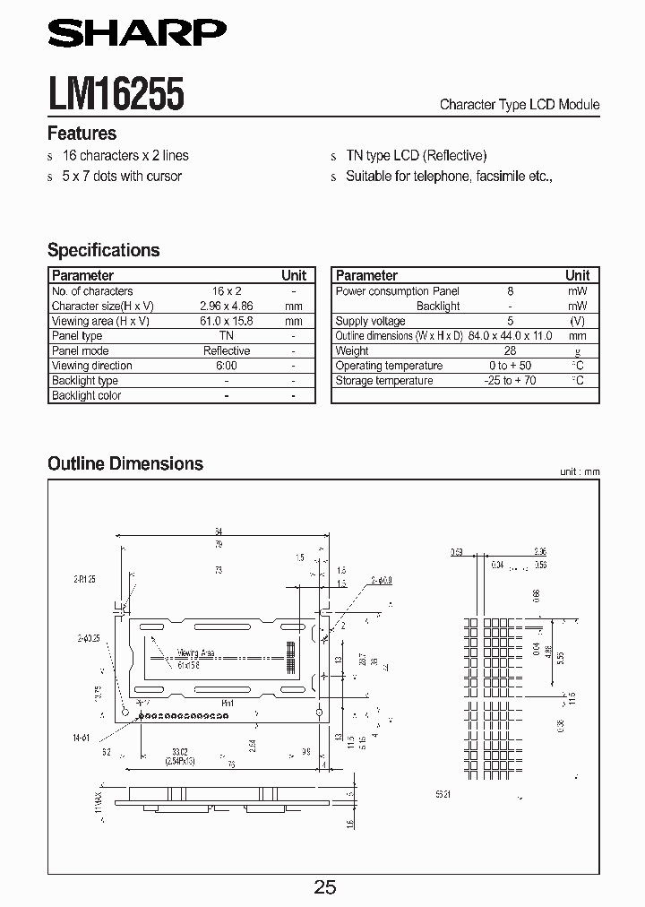 LM16255_462963.PDF Datasheet