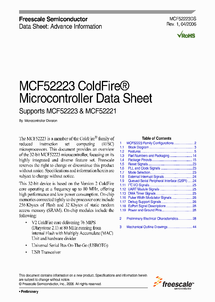 MCF52221_470081.PDF Datasheet