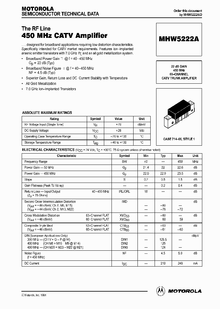 MHW5222A_457504.PDF Datasheet