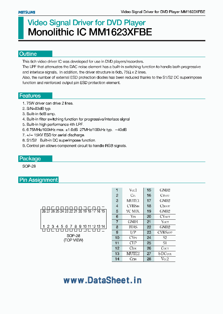 MM1623XFBE_445138.PDF Datasheet