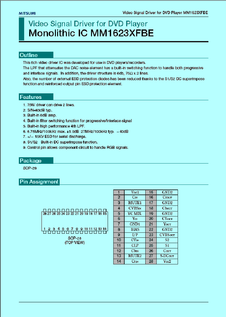 MM1623XFBE_445139.PDF Datasheet