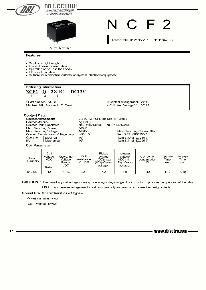 NCF2_464650.PDF Datasheet