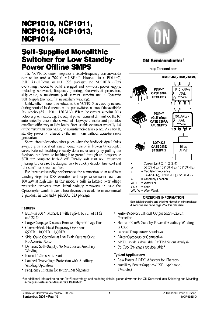 NCP1014_379608.PDF Datasheet