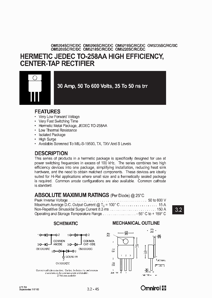 OM5219XX_408385.PDF Datasheet