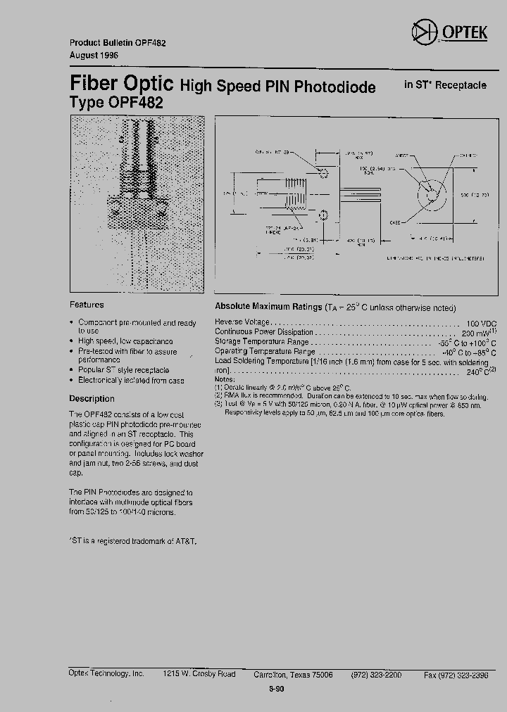 OPF482_447853.PDF Datasheet