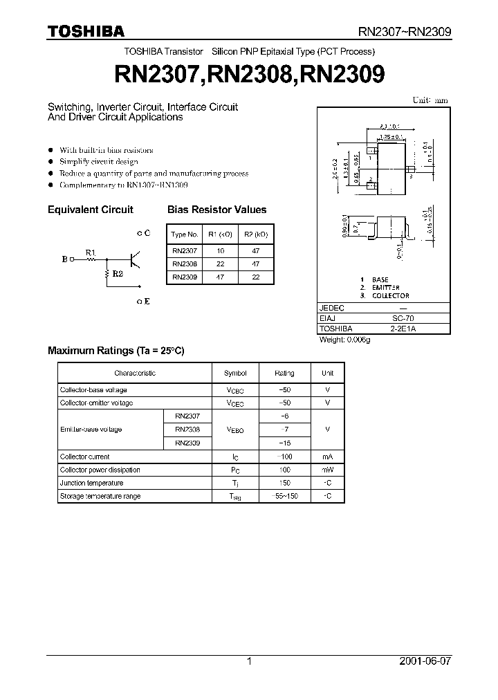 RN2307_34092.PDF Datasheet
