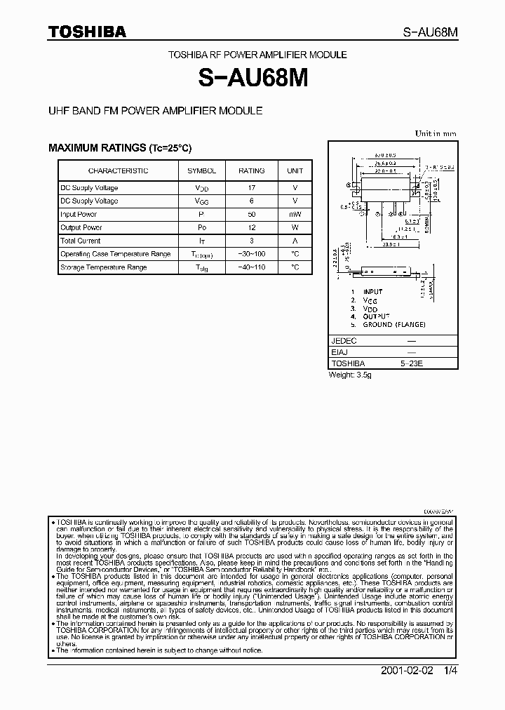 S-AU68M_467203.PDF Datasheet