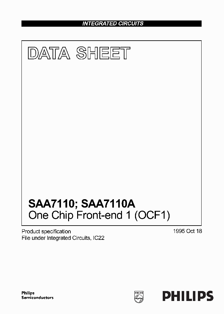 SAA7110_456132.PDF Datasheet