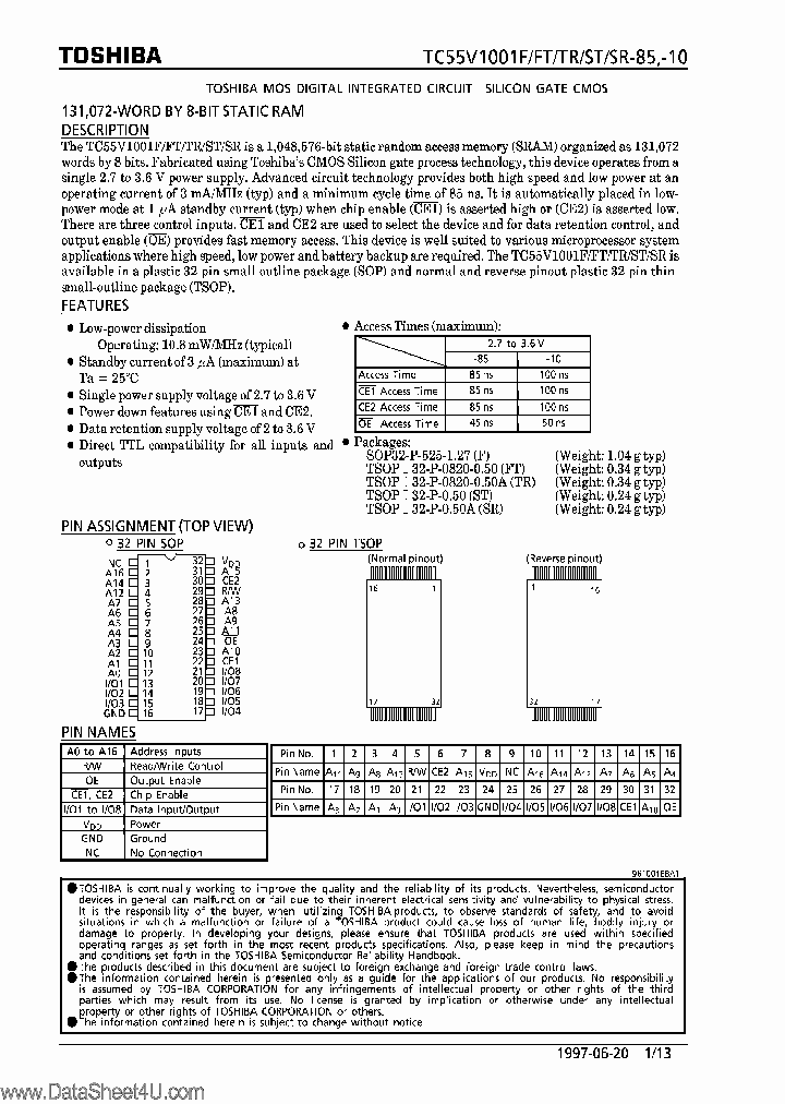 TC55V1001S_456258.PDF Datasheet