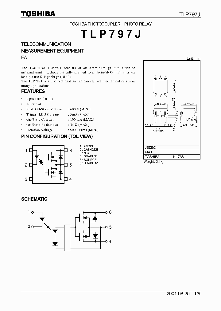 TLP797J_440528.PDF Datasheet