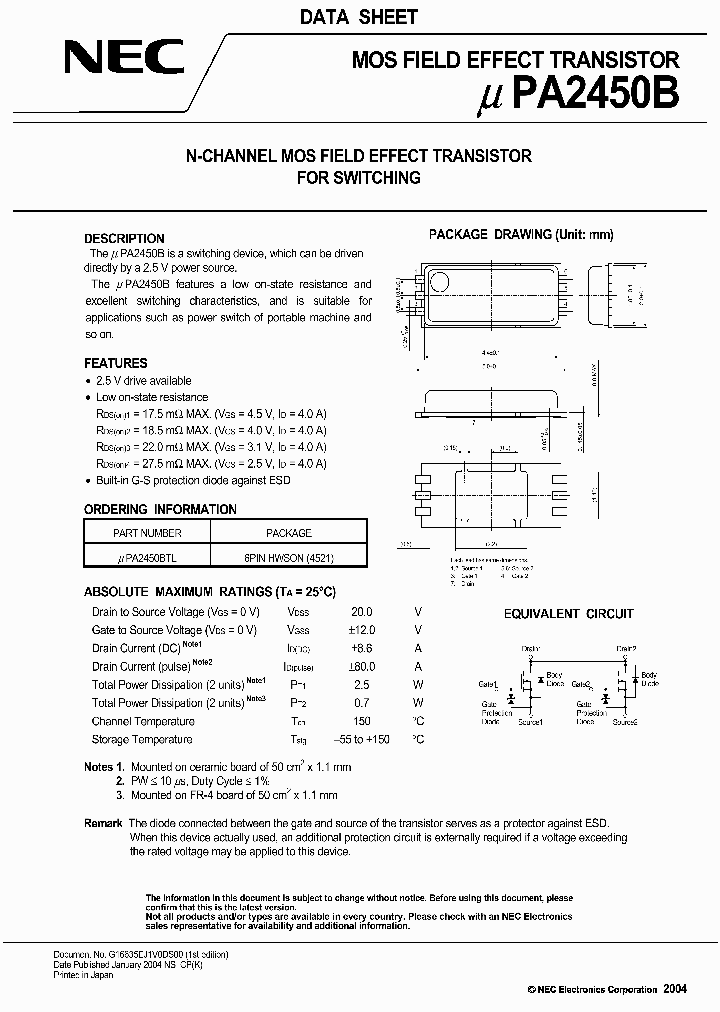 UPA2450B_439862.PDF Datasheet