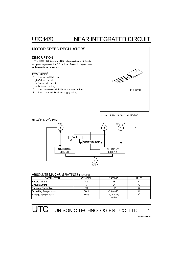 UTC1470_447168.PDF Datasheet