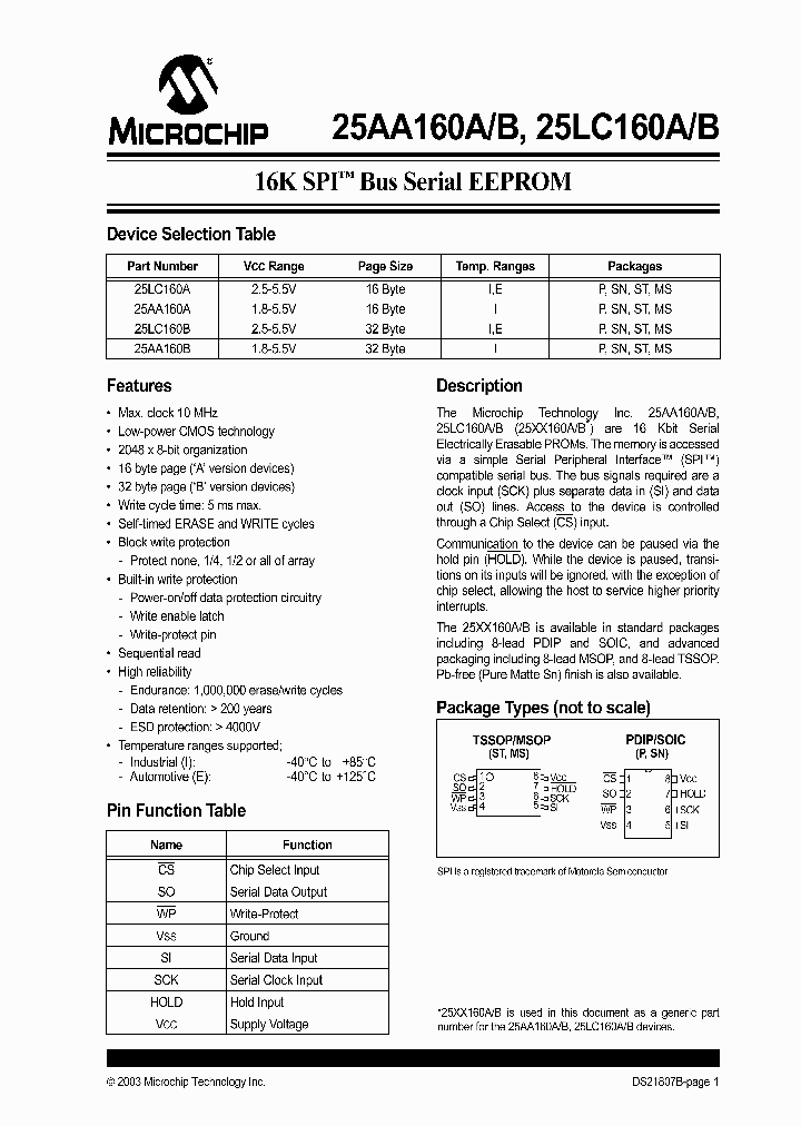 25LC160A_497441.PDF Datasheet