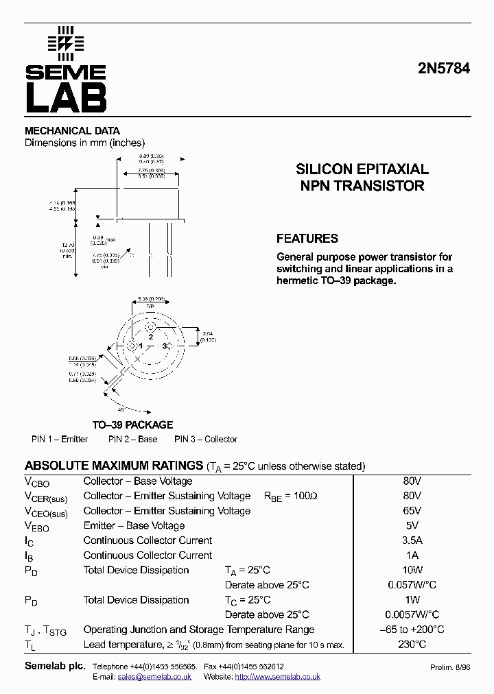 2N5784_552577.PDF Datasheet