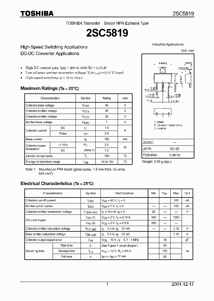 2SC5819_507694.PDF Datasheet