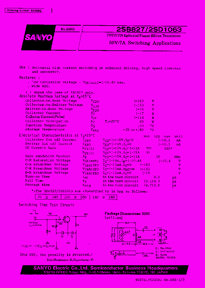 2SD1063_519629.PDF Datasheet