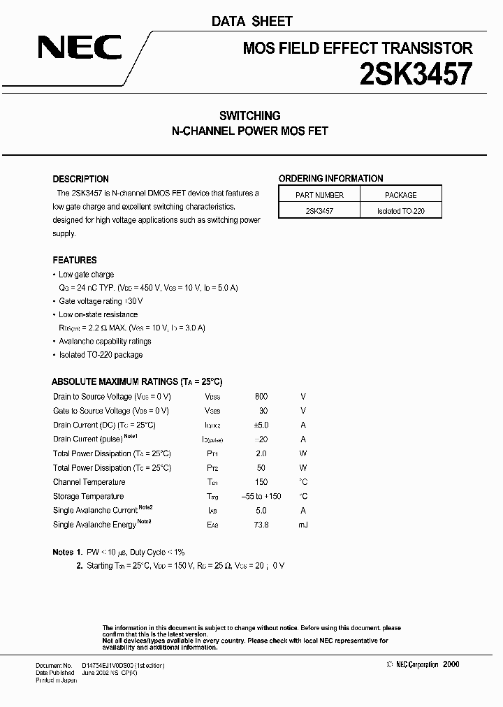 2SK3457_488577.PDF Datasheet