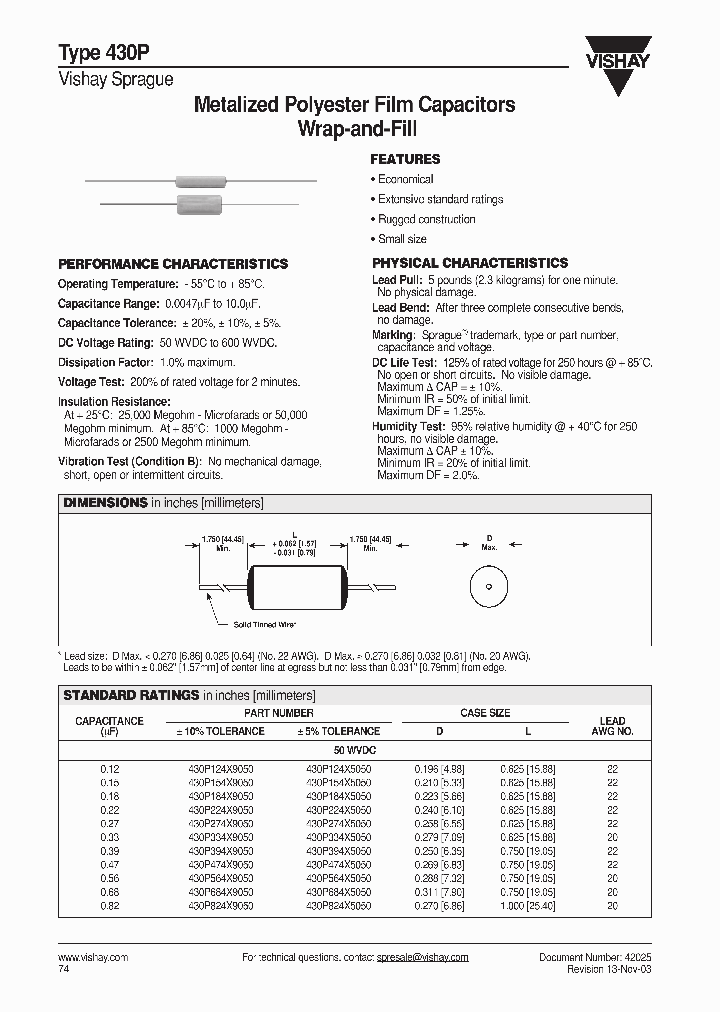 430P106X9100_529885.PDF Datasheet