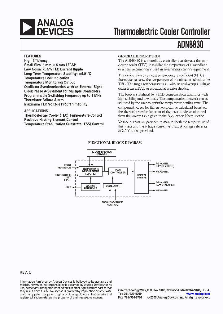 ADN8830-EVAL_536985.PDF Datasheet