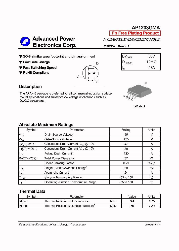 AP1203GMA_489581.PDF Datasheet