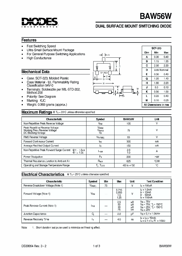 BAW56W_534251.PDF Datasheet