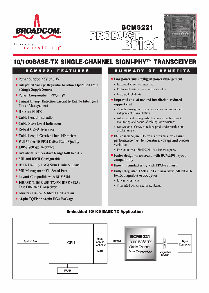 BCM5221_500864.PDF Datasheet