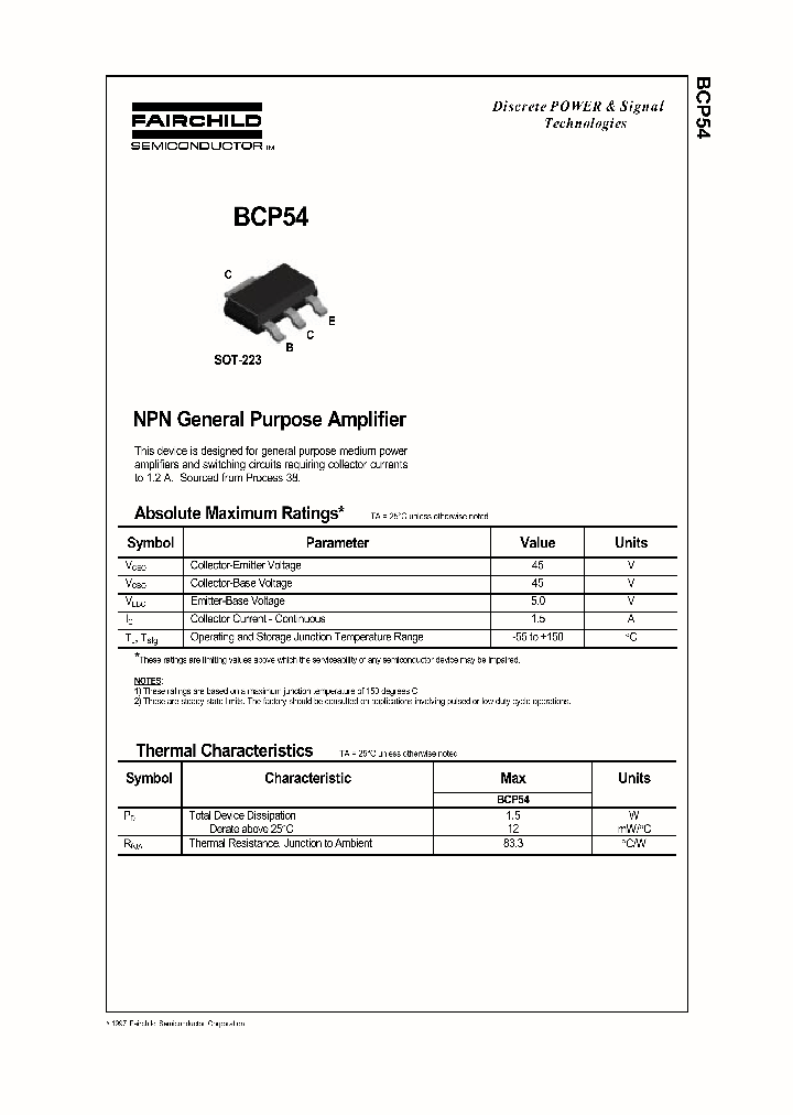 BCP54_495857.PDF Datasheet