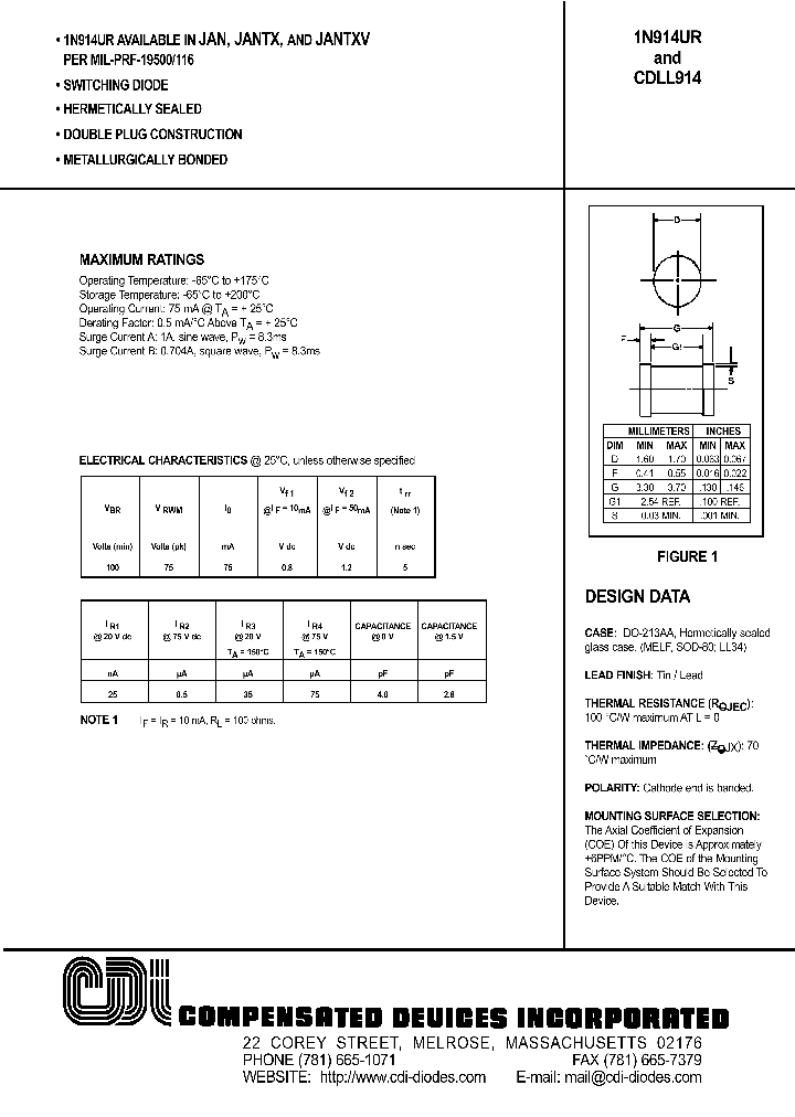 CDLL914_542564.PDF Datasheet